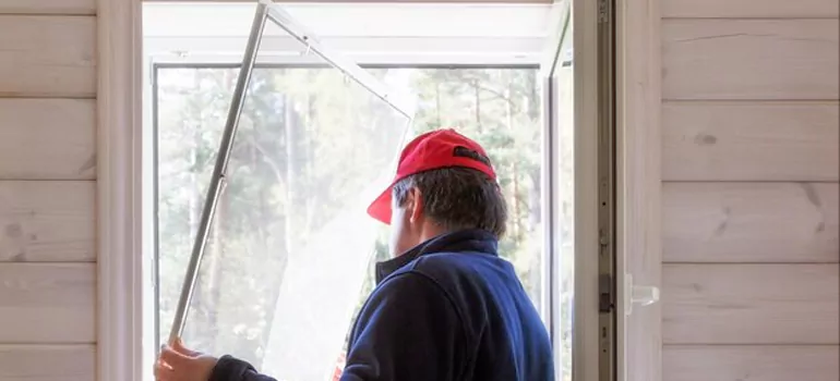 Expandable Window Screen Installation in DeLand, FL
