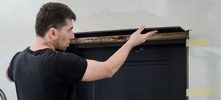 Wood Door Hole Repair in DeLand, FL