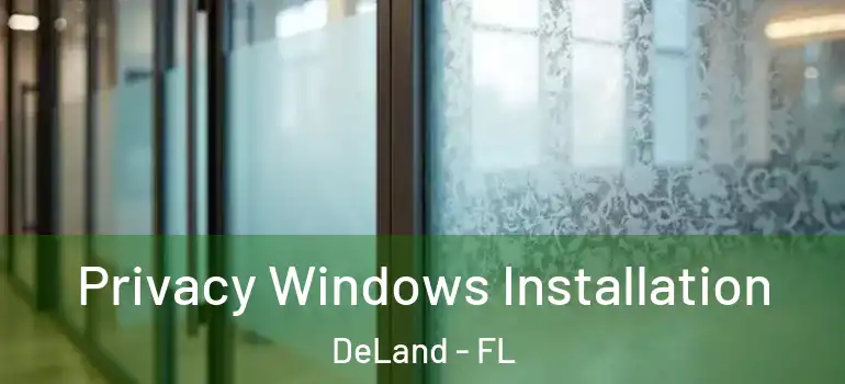  Privacy Windows Installation DeLand - FL
